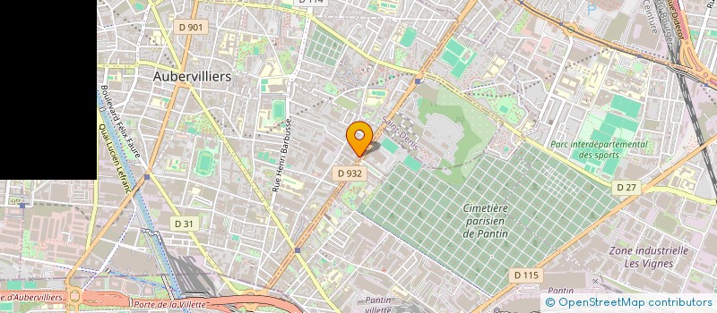 localisation de l'entreprise GO SERVICES à AUBERVILLIERS