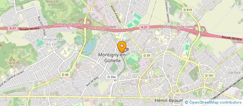 localisation de l'entreprise GO SERVICES  MONTIGNY-EN-GOHELLE