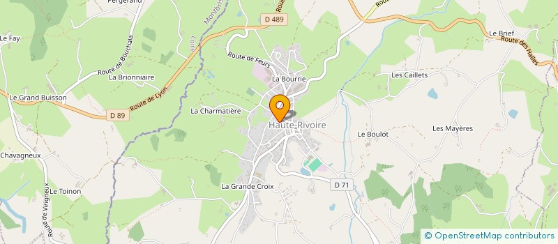 localisation de l'entreprise GO SERVICES à HAUTE-RIVOIRE