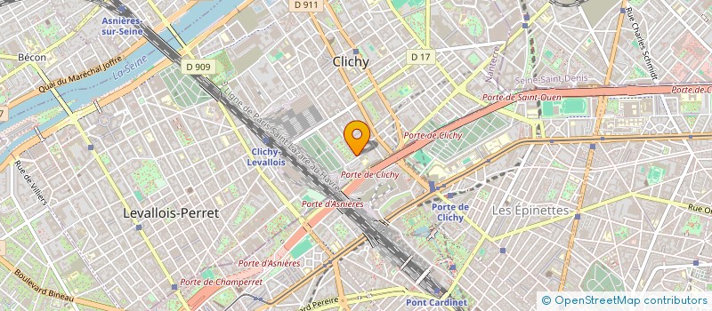 localisation de l'entreprise GO SPEED TRANSPORT à CLICHY