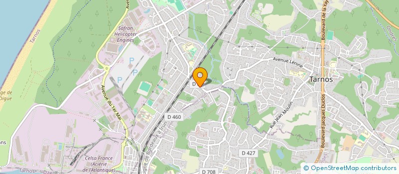 localisation de l'entreprise GO & SURF à TARNOS