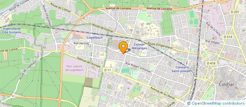 localisation de l'entreprise GO'TACOS à COLMAR