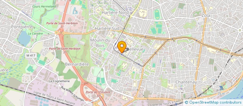 localisation de l'entreprise GO TAXI 44 à NANTES