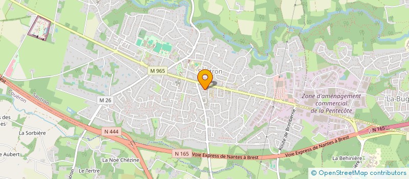 localisation de l'entreprise GO TAXI NANTES  SAUTRON