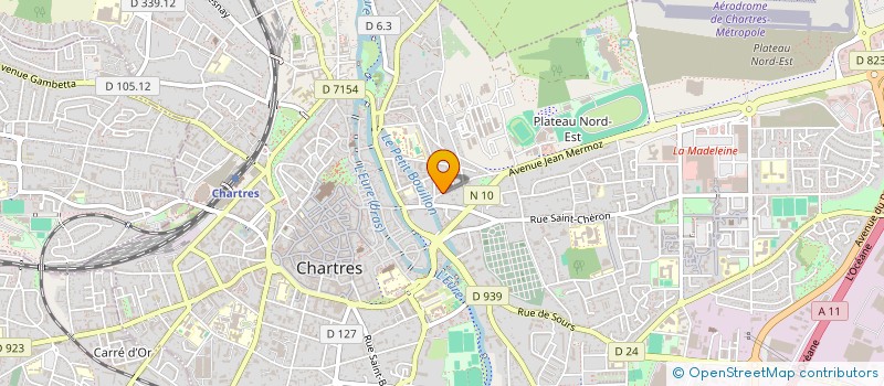 localisation de l'entreprise GO&TECH à CHARTRES