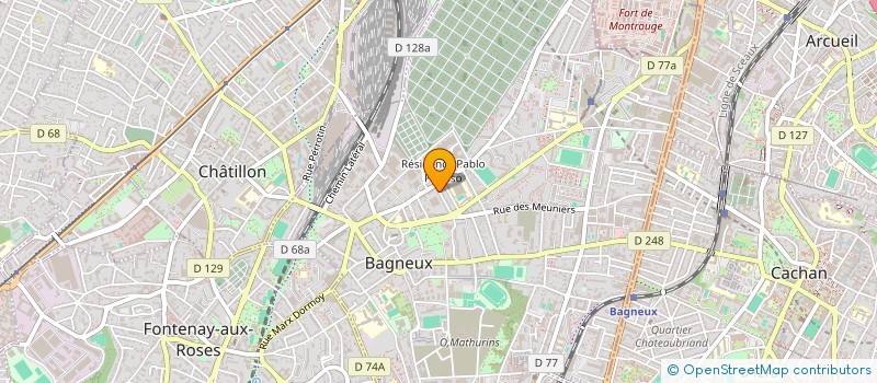 localisation de l'entreprise GO TO MARKET à BAGNEUX