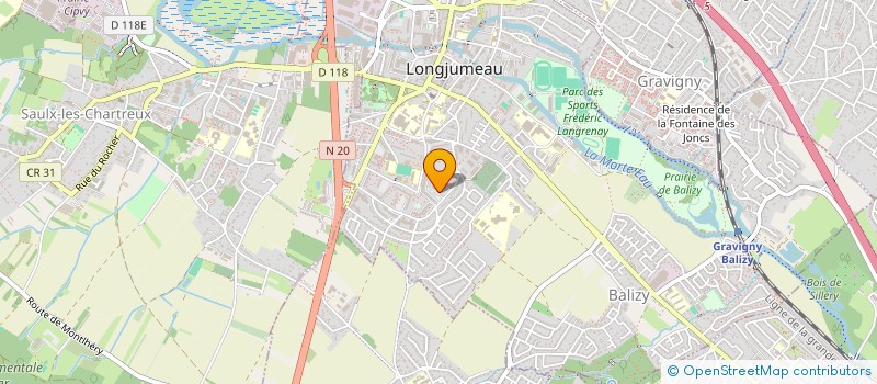 localisation de l'entreprise GO TRANSPORT à LONGJUMEAU