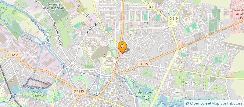 localisation de l'entreprise GO TRANSPORT  AMIENS