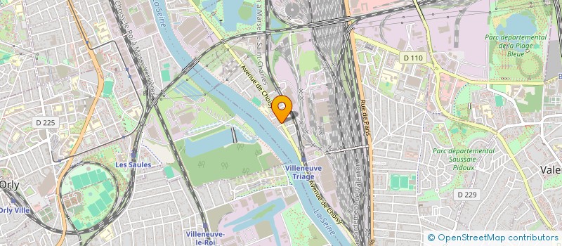 localisation de l'entreprise GO TRANSPORT à VILLENEUVE-SAINT-GEORGES