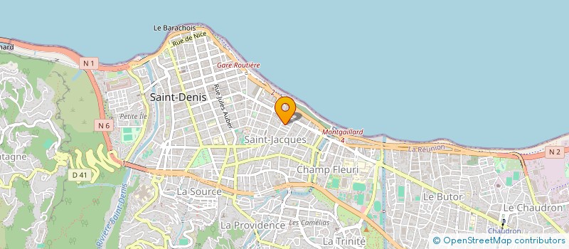 localisation de l'entreprise GO TRANSPORTS à SAINT-DENIS