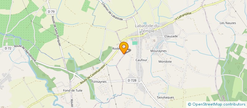 localisation de l'entreprise GO'TRAVAUX  LES BARTHES