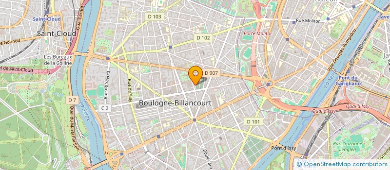 localisation de l'entreprise GO WEST à BOULOGNE-BILLANCOURT