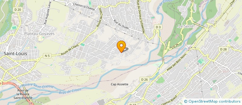 localisation de l'entreprise GO2IMMO  SAINT-LOUIS