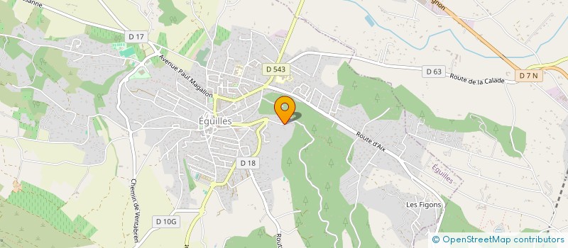 localisation de l'entreprise GOA  EGUILLES