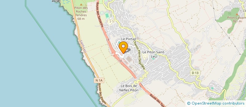 localisation de l'entreprise GOA à SAINT-LEU