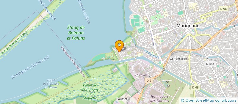 localisation de l'entreprise GOA  MARIGNANE