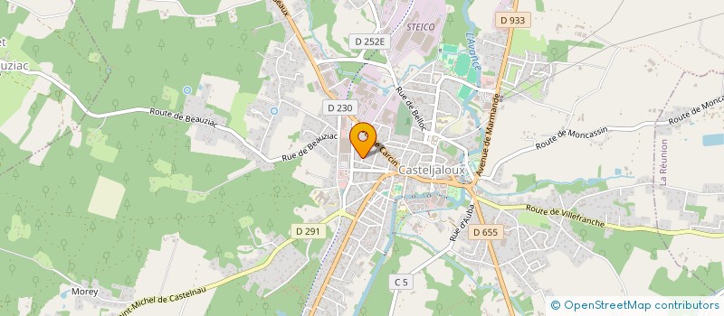 localisation de l'entreprise GOACOLOU  CASTELJALOUX