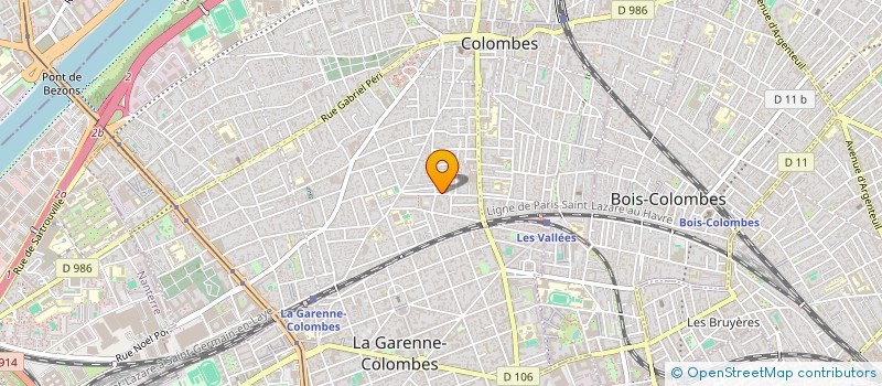 localisation de l'entreprise GOAL à COLOMBES