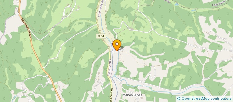 localisation de l'entreprise GOAL  ARCHIGNAC