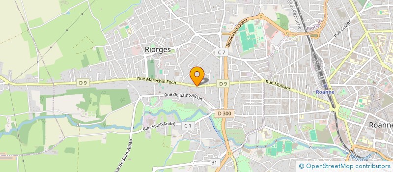 localisation de l'entreprise GOAL FINANCES à RIORGES