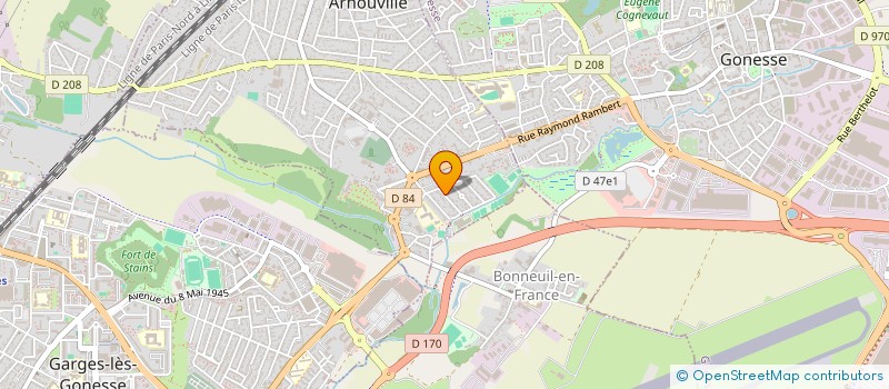 localisation de l'entreprise GOAL TRANSPORTS à ARNOUVILLE