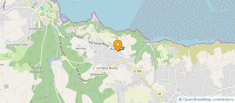 localisation de l'entreprise GOALEV DILOC'H  PAIMPOL