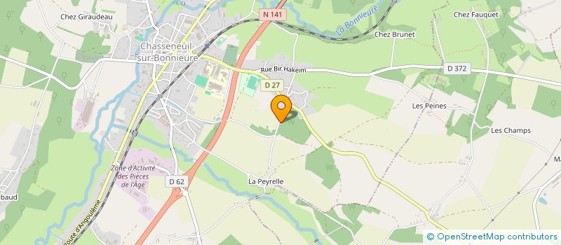localisation de l'entreprise GOANDRE à CHASSENEUIL-SUR-BONNIEURE
