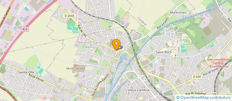 localisation de l'entreprise GOANNIS LUDIVINE  NEUVILLE-SAINT-REMY