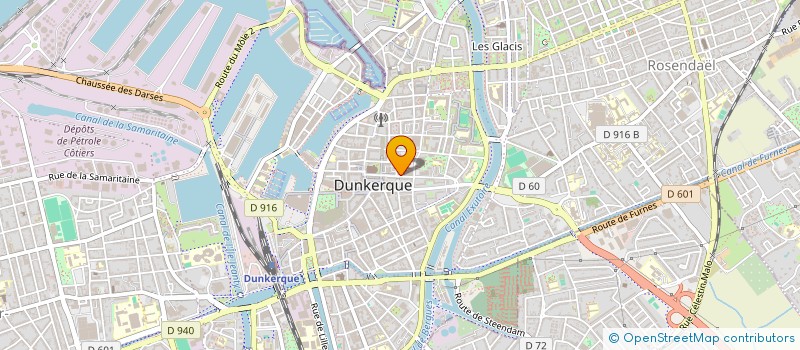 localisation de l'entreprise GOANVIC CHASSAING à DUNKERQUE