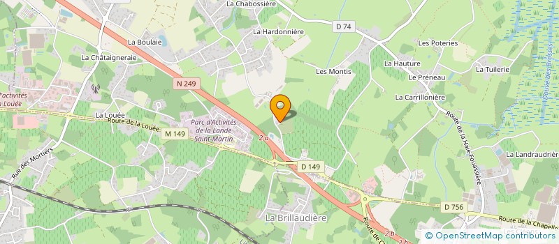 localisation de l'entreprise GOAREM NEVEZ  HAUTE-GOULAINE