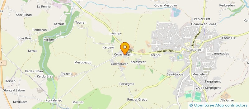localisation de l'entreprise GOASDUFF SUD-EST à PLABENNEC