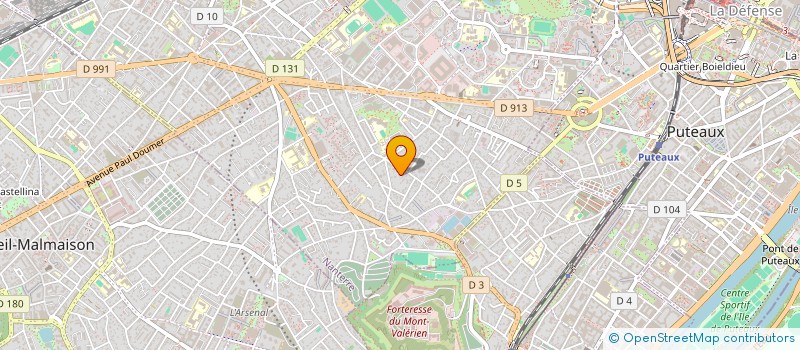 localisation de l'entreprise GOASGUEN  NANTERRE