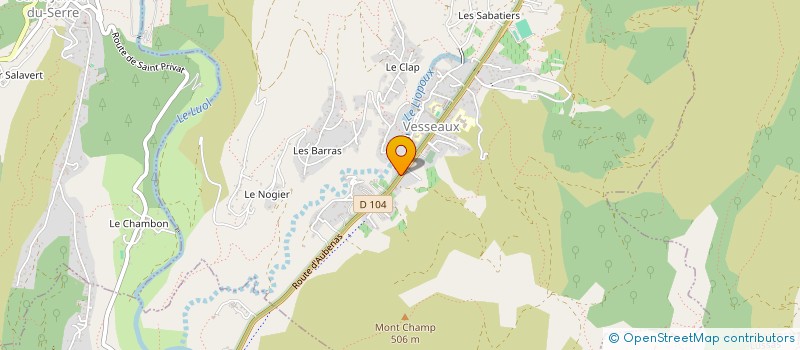 localisation de l'entreprise GOAT HEROES 07  VESSEAUX