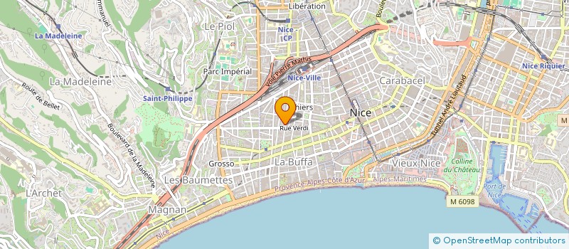localisation de l'entreprise GOATECH  NICE