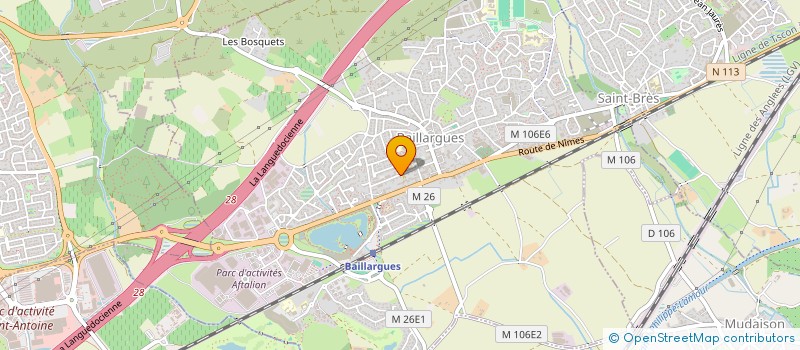 localisation de l'entreprise GOB'SON à BAILLARGUES