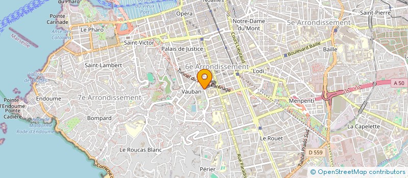 localisation de l'entreprise GOBA à MARSEILLE