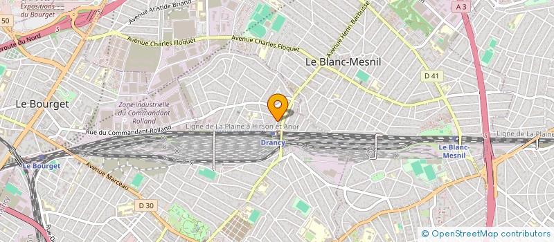 localisation de l'entreprise GOBARD à DRANCY