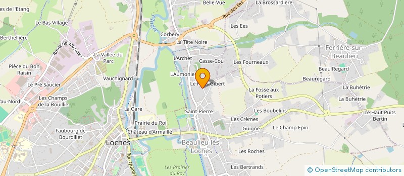 localisation de l'entreprise GOBARD CLIMATIQUE  BEAULIEU-LES-LOCHES