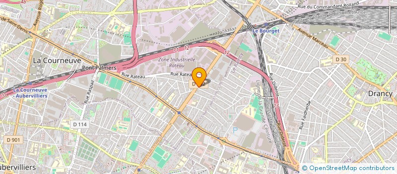 localisation de l'entreprise GOBAT à LA COURNEUVE
