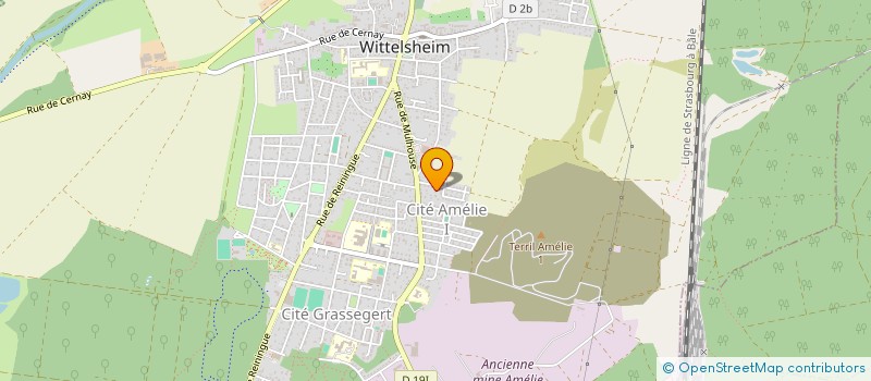localisation de l'entreprise GOBAT à WITTELSHEIM