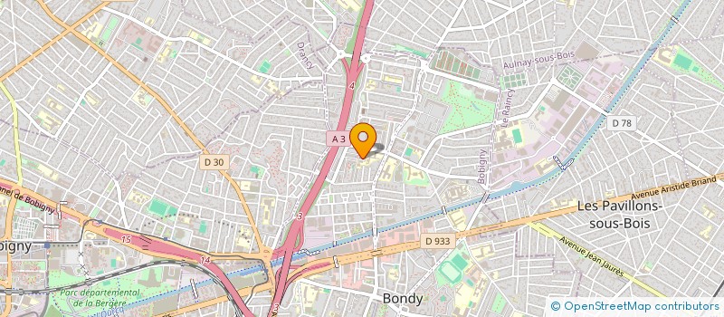 localisation de l'entreprise GOBAT  BONDY