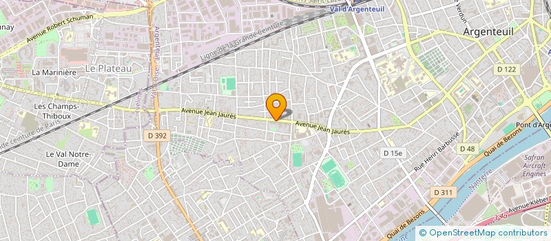 localisation de l'entreprise GOBAT ISO à ARGENTEUIL
