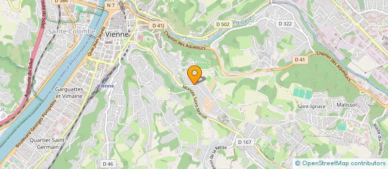 localisation de l'entreprise GOBBA IMMOBILIER  VIENNE