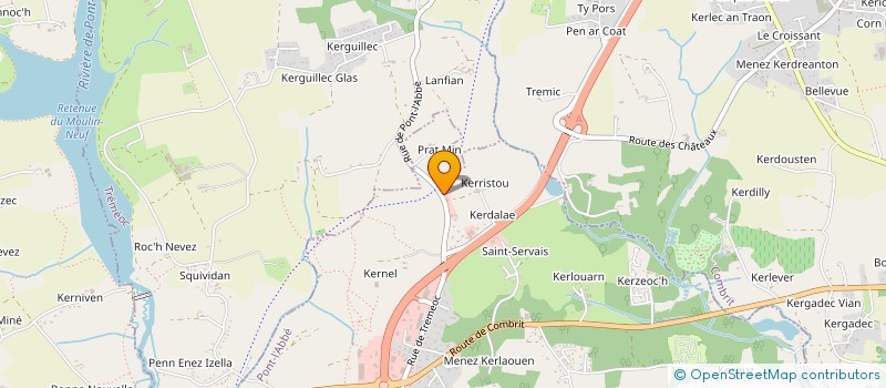 localisation de l'entreprise GOBBE à PONT-L'ABBE