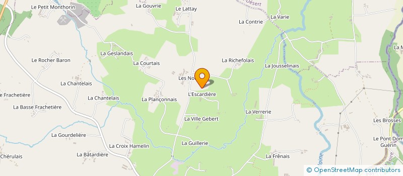 localisation de l'entreprise GOBBE PAYSAGE  LA BAZOUGE-DU-DESERT