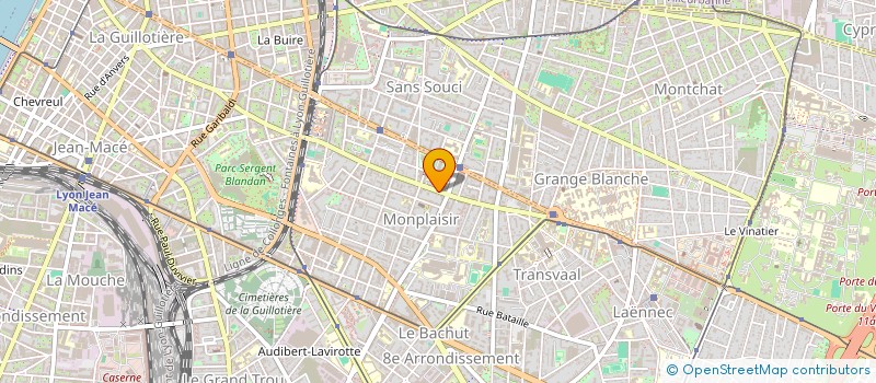 localisation de l'entreprise GOBBET  LYON