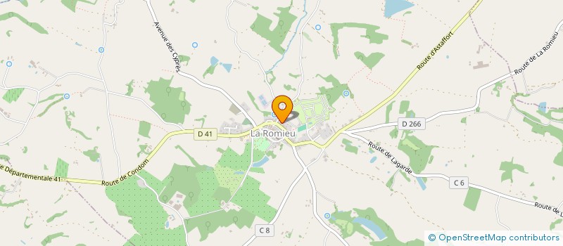 localisation de l'entreprise GOBBINI SERGE  GAZAUPOUY