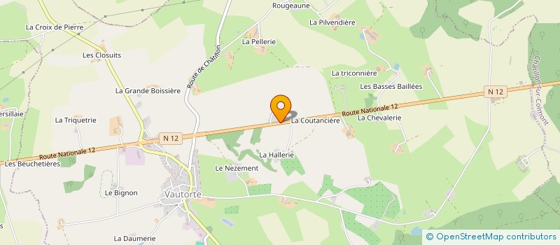 localisation de l'entreprise GOBE - ROLLAND DEVELOPPEMENT à MONTENAY