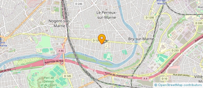 localisation de l'entreprise GOBECO à LE PERREUX-SUR-MARNE