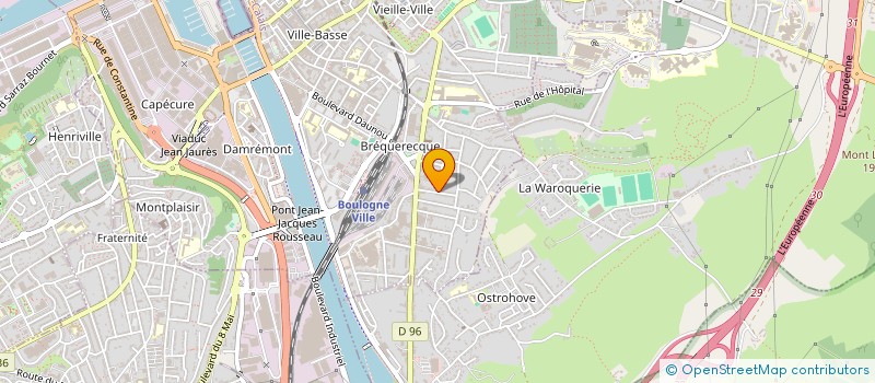 localisation de l'entreprise GOBERT HOLDING  BOULOGNE-SUR-MER